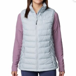 Women's Columbia Powder Lite II Vest Color: Cirrus Gray Size: 1X
